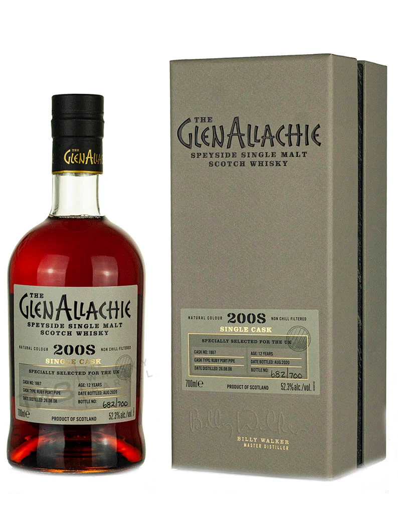 Glenallachie 12 Year Old 2008 UK Single Cask (2020)
