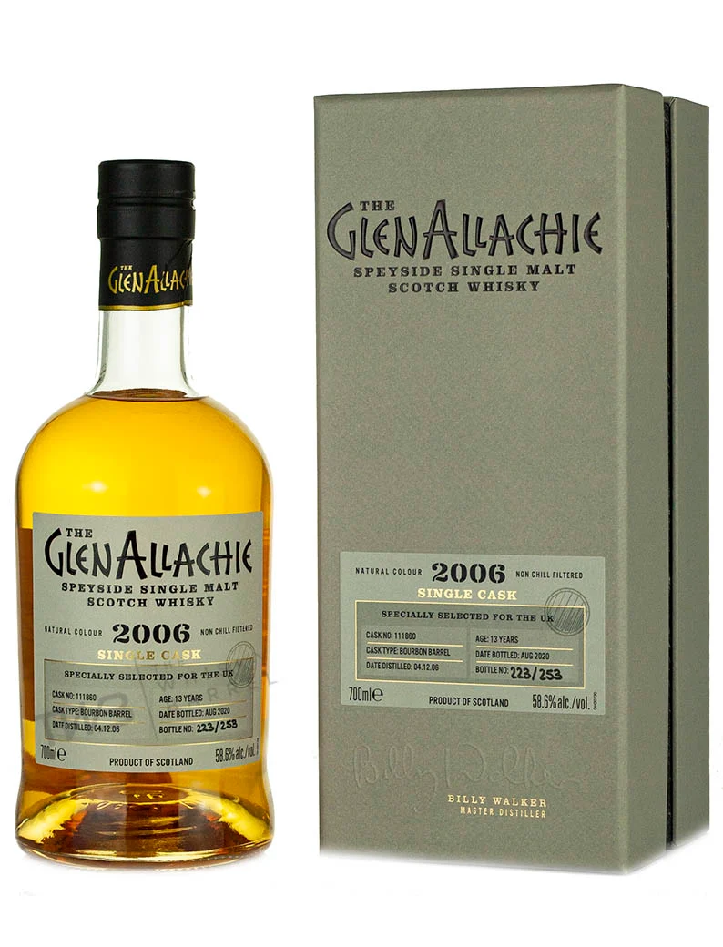 Glenallachie 13 Year Old 2006 UK Single Cask (2020)