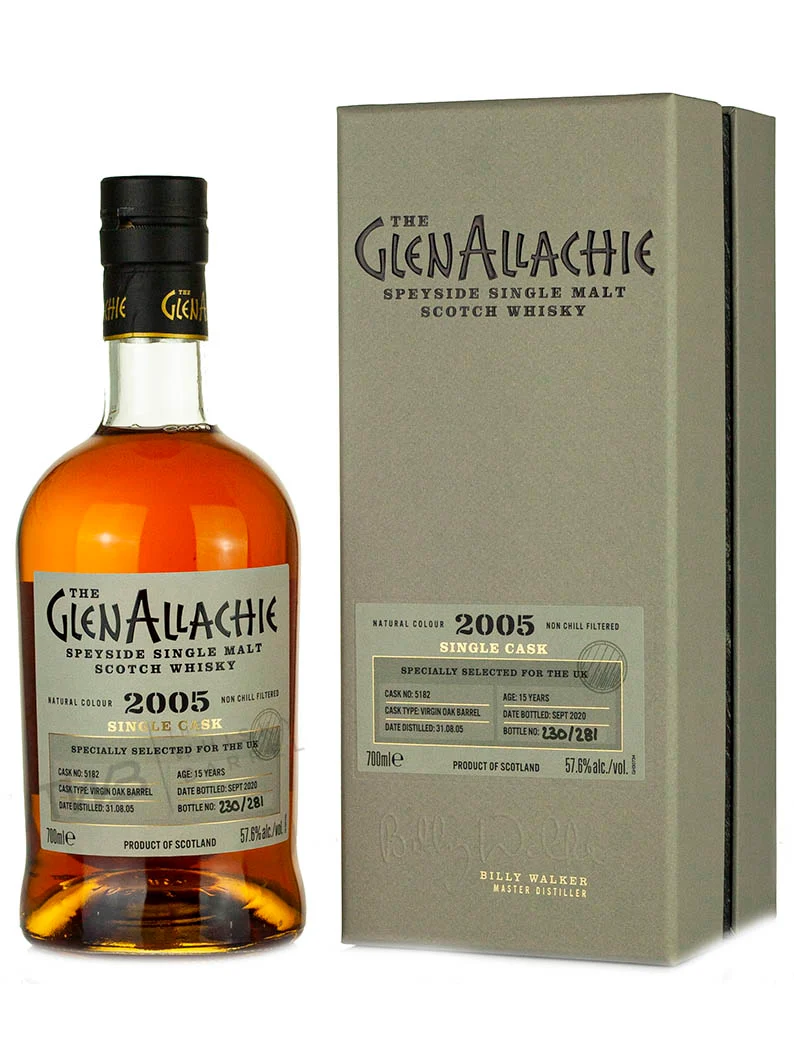 Glenallachie 15 Year Old 2005 UK Single Cask (2020)
