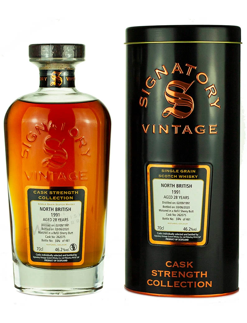 North British 28 Year Old 1991 Signatory Cask Strength