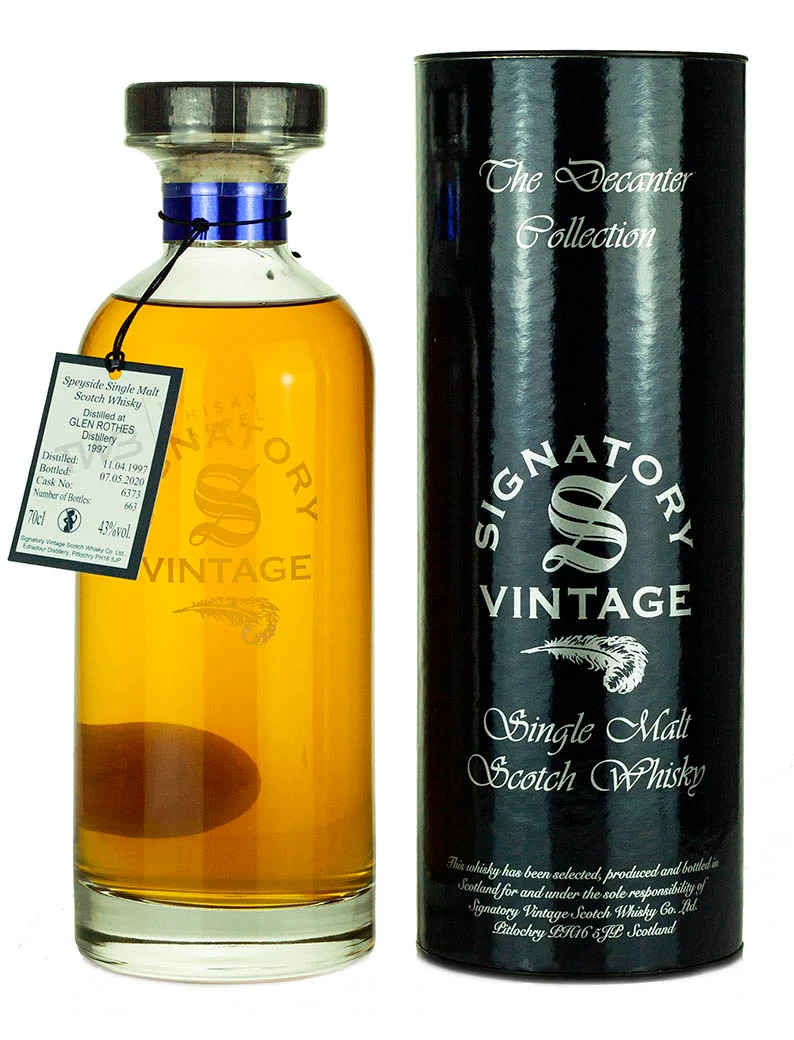 Glenrothes 23 Year Old 1997 Signatory IBISCO