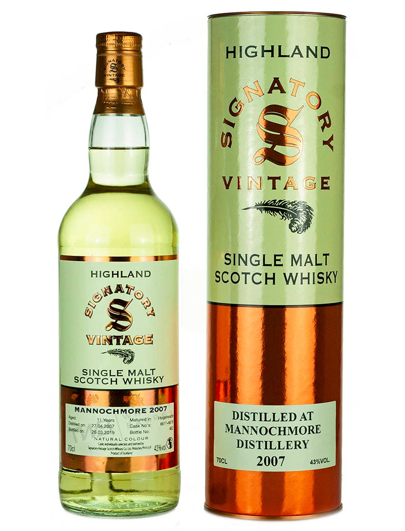 Mannochmore 11 Year Old 2007 Signatory Highland