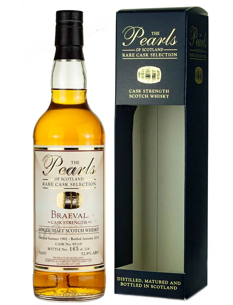 Braeval (Braes of Glenlivet) 22 Year Old 1991 Pearls of Scotland