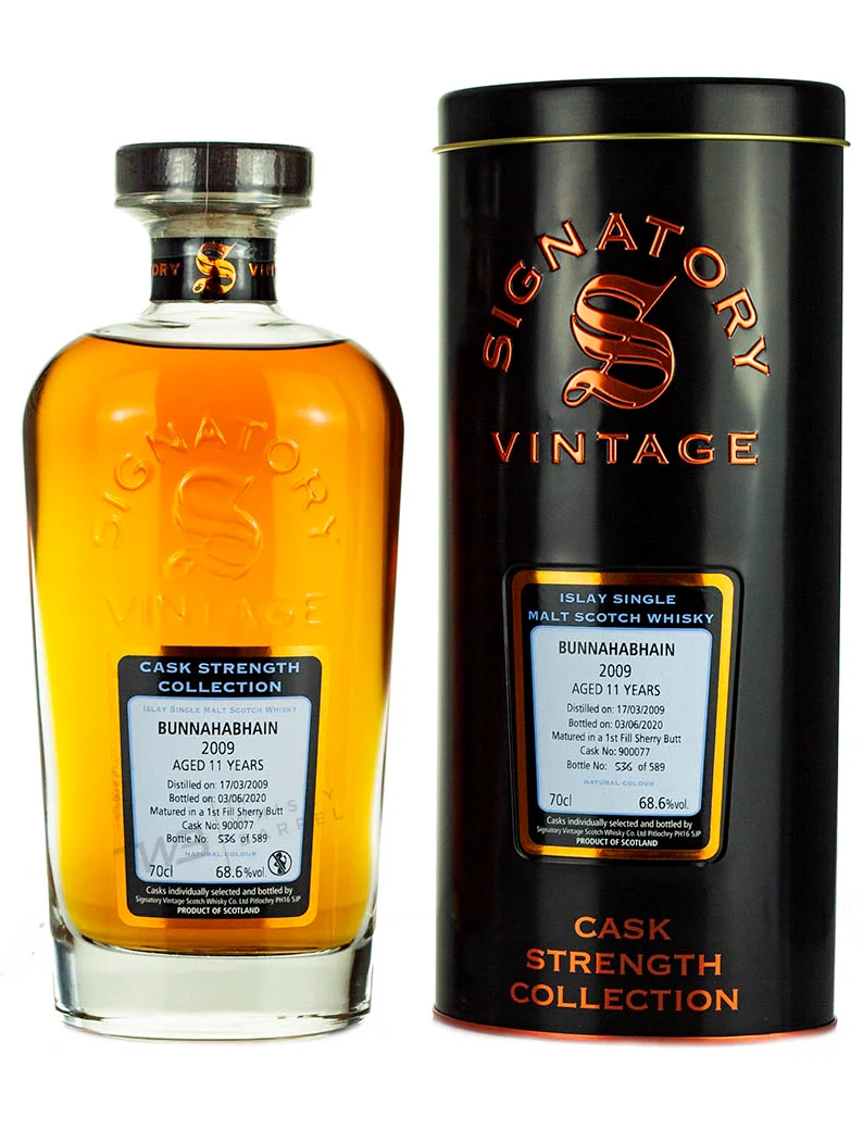 Bunnahabhain 11 Year Old 2009 Signatory Cask Strength