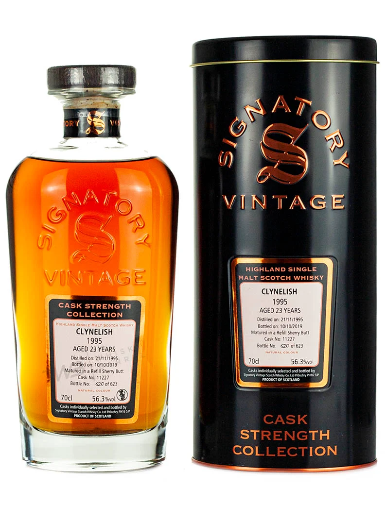 Clynelish 23 Year Old 1995 Signatory Cask Strength