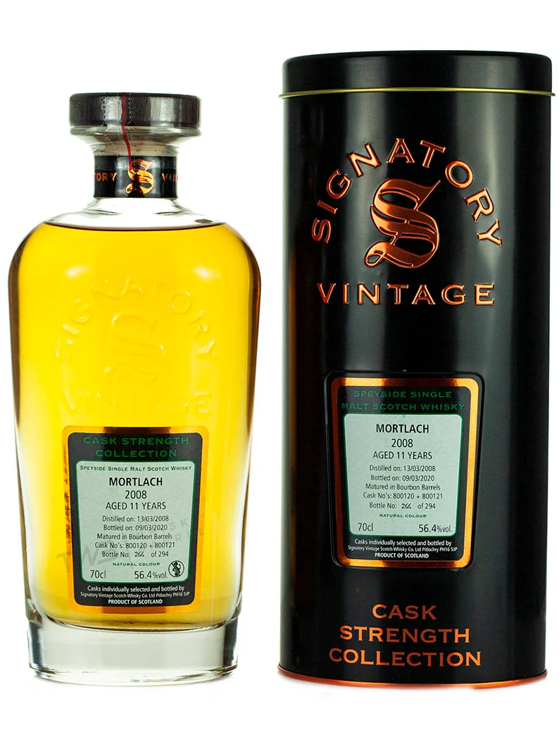 Mortlach 11 Year Old 2008 Signatory Cask Strength