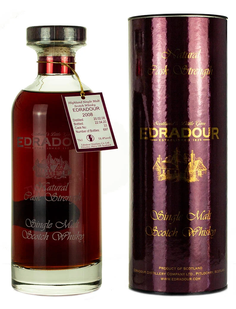 Edradour 12 Year Old 2008 Sherry Cask IBISCO