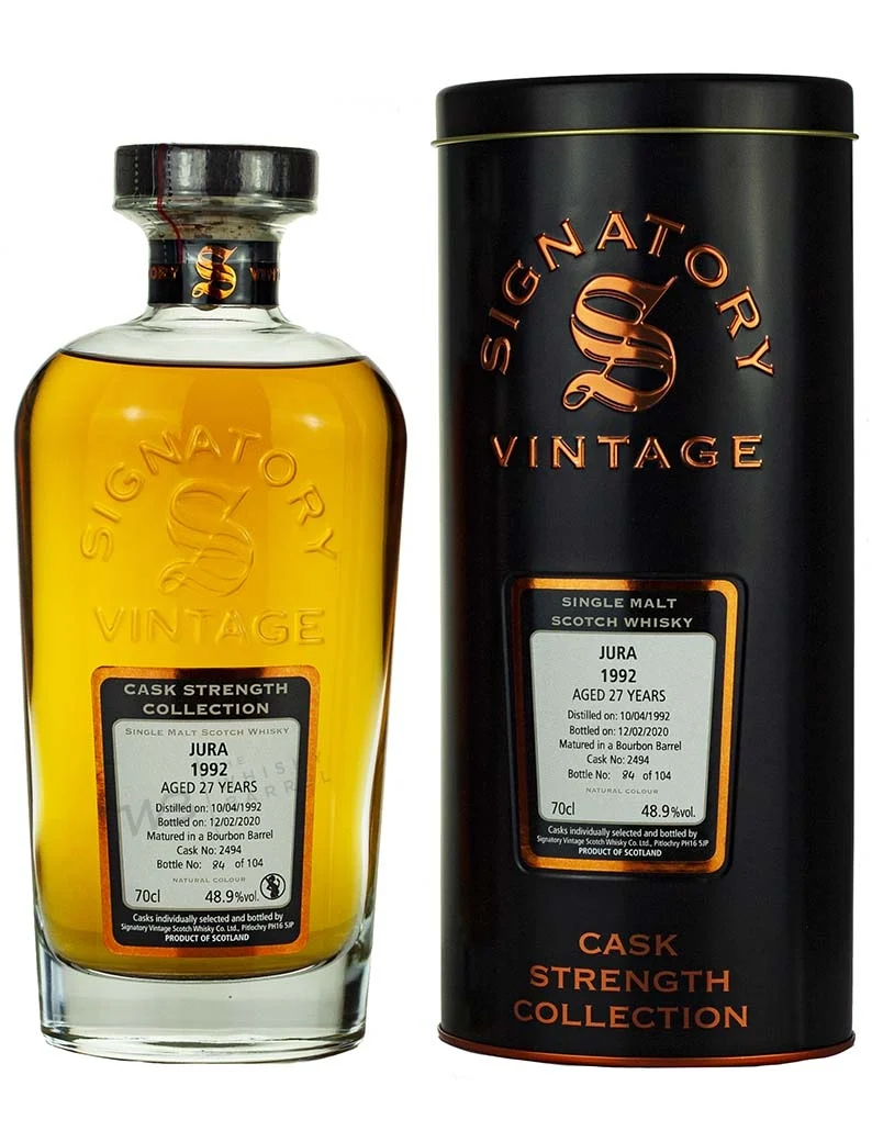 Jura 27 Year Old 1992 Signatory Cask Strength