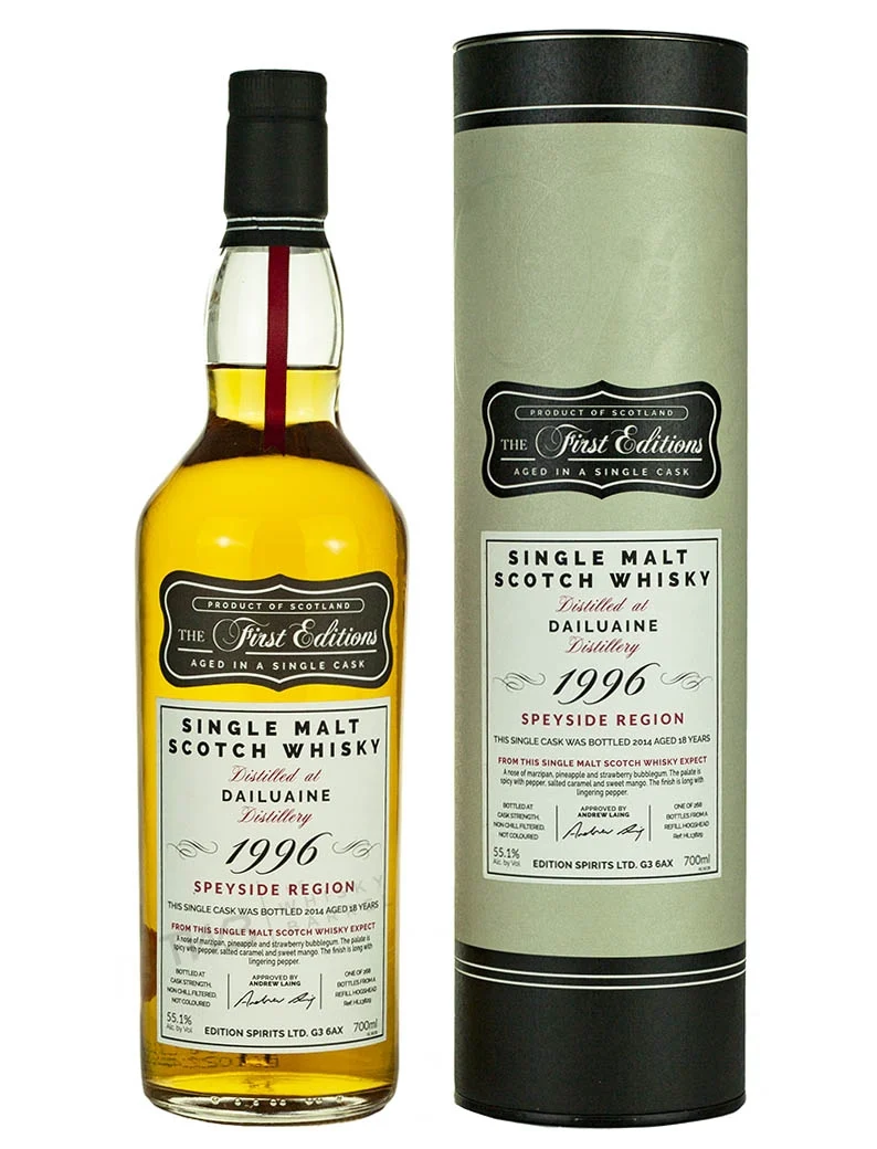 Dailuaine 18 Year Old 1998 First Editions