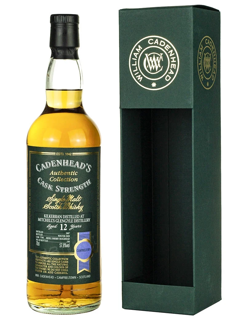 Glengyle Kilkerran 12 Year Old 2007 Cadenhead's Cask Strength