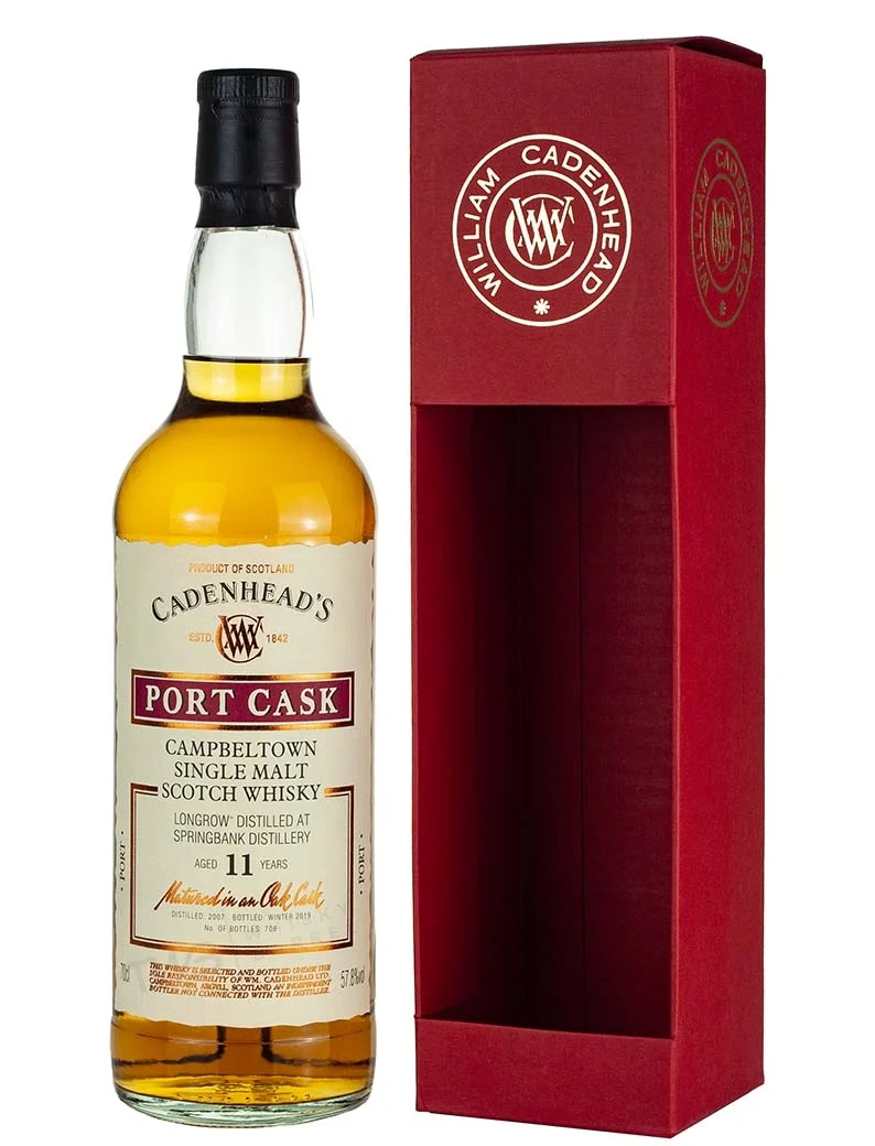 Longrow (Springbank) 11 Year Old 2007 Cadenhead's Port Cask