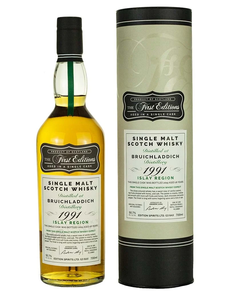 Bruichladdich 28 Year Old 1991 First Editions