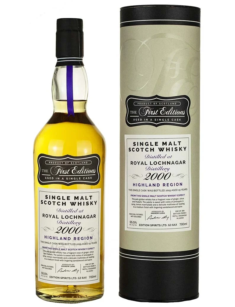 Royal Lochnagar 19 Year Old 2000 First Editions