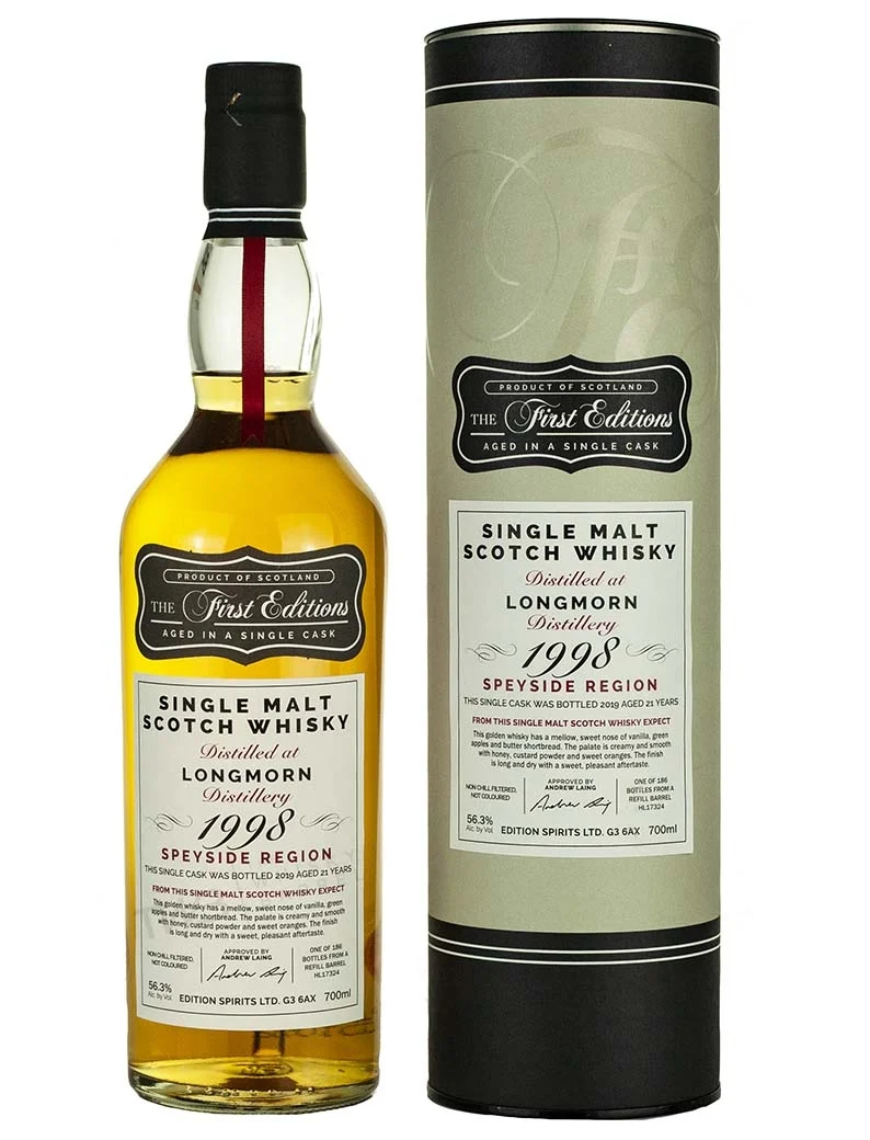 Longmorn 21 Year Old 1998 First Editions
