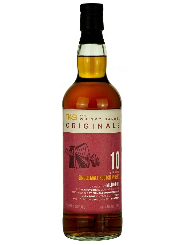Miltonduff 10 Year Old 2009 TWB Originals