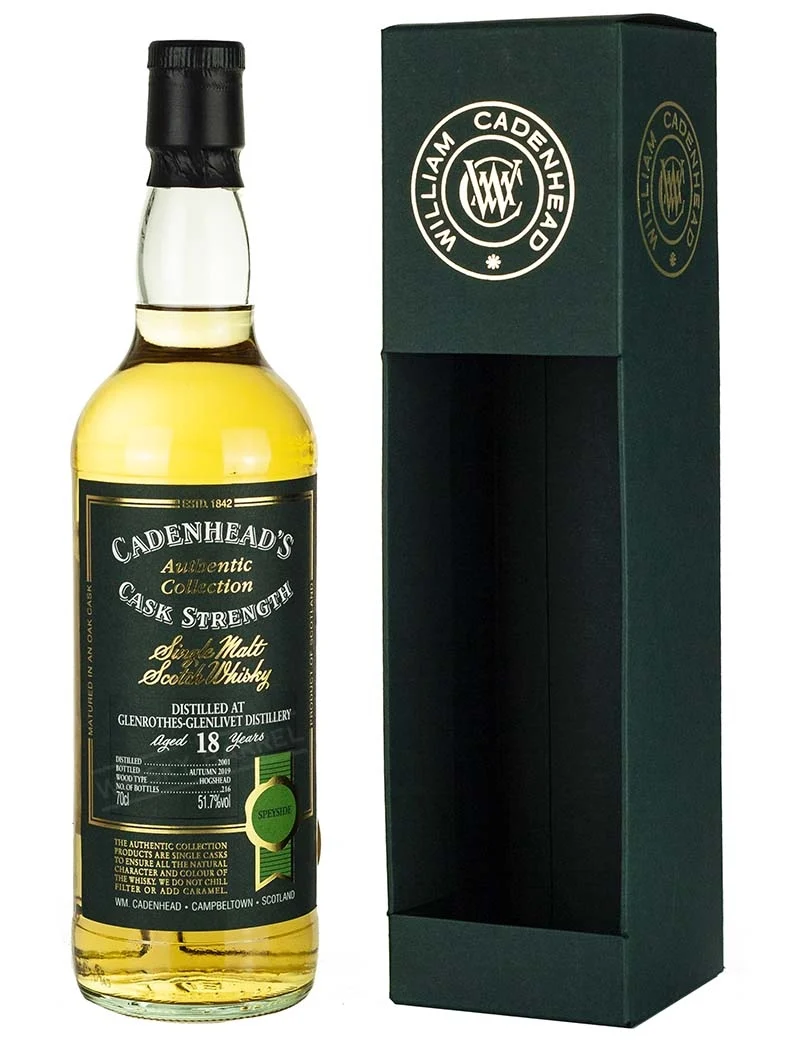 Glenrothes 18 Year Old 2001 Cadenhead's Authentic Collection