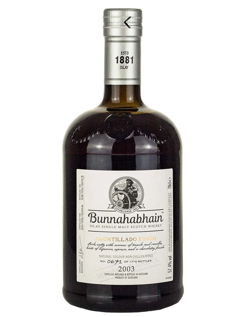 Bunnahabhain 16 Year Old 2003 Amontillado Finish