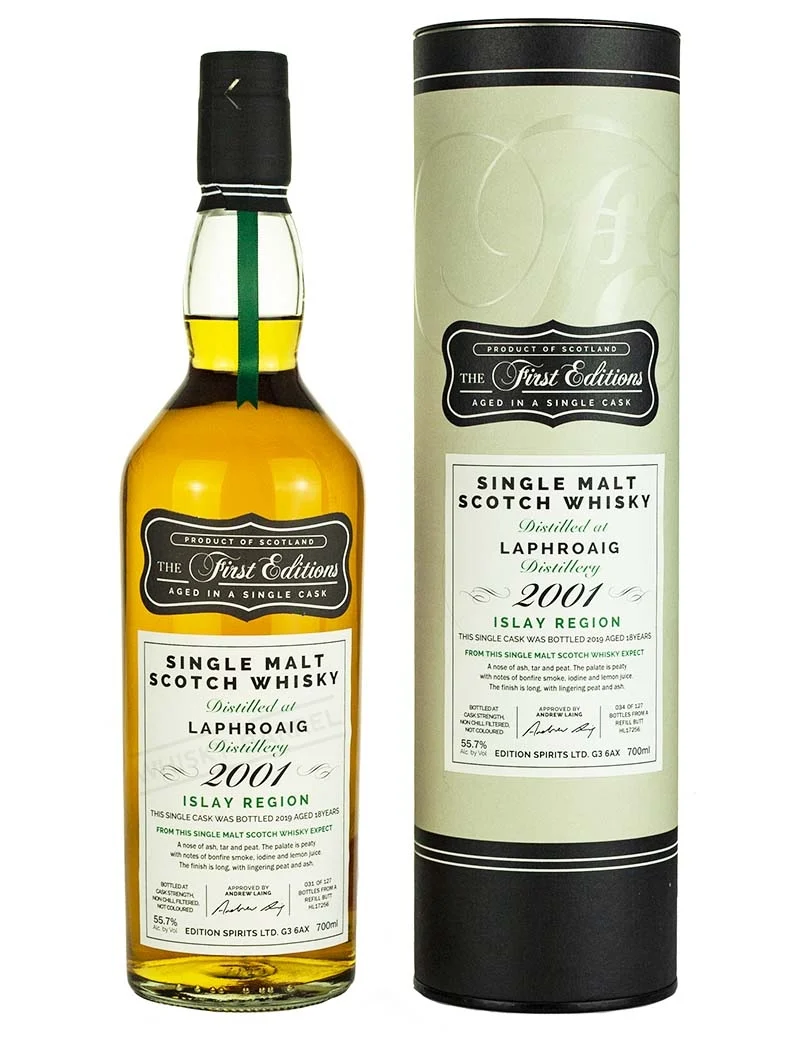 Laphroaig 18 Year Old 2001 First Editions