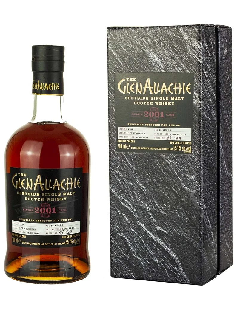 Glenallachie 18 Year Old 2001 UK Single Cask (2019)