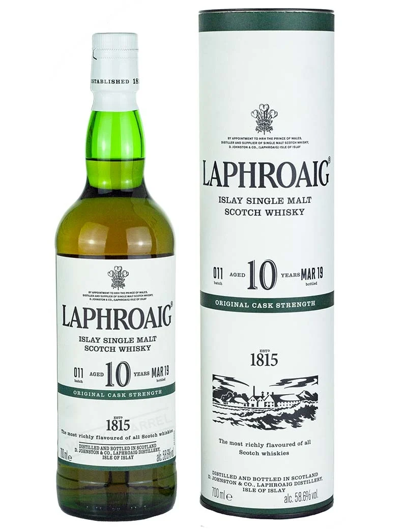 Laphroaig 10 Year Old Cask Strength Batch 011