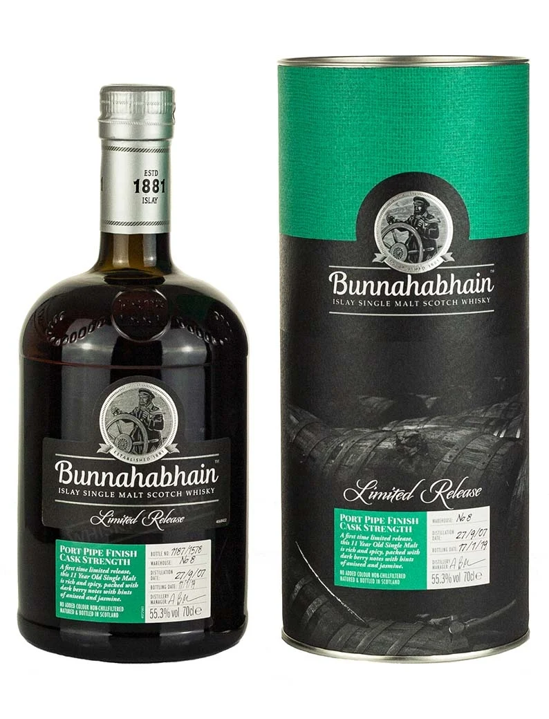Bunnahabhain 11 Year Old 2007 Port Pipe Finish
