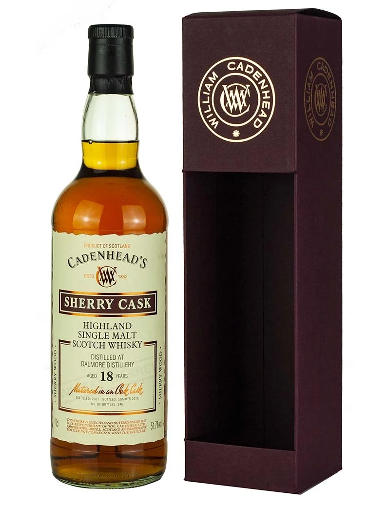Dalmore 18 Year Old 2001 Cadenhead's Sherry Cask