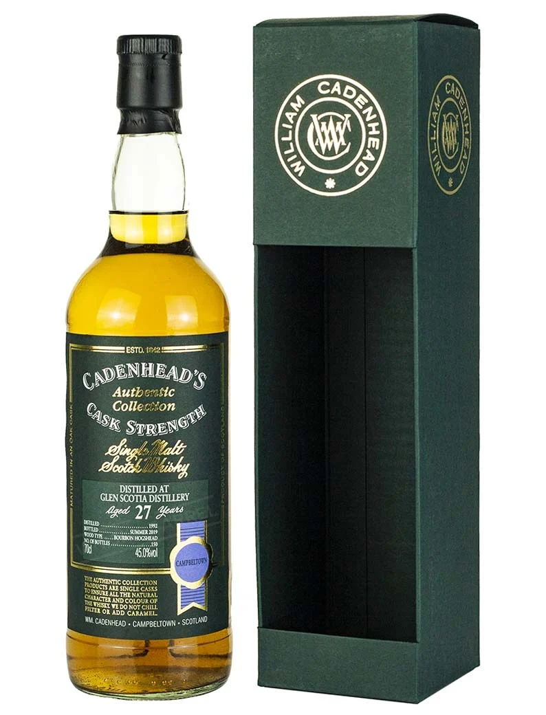 Glen Scotia 27 Year Old 1992 Cadenhead's Cask Strength