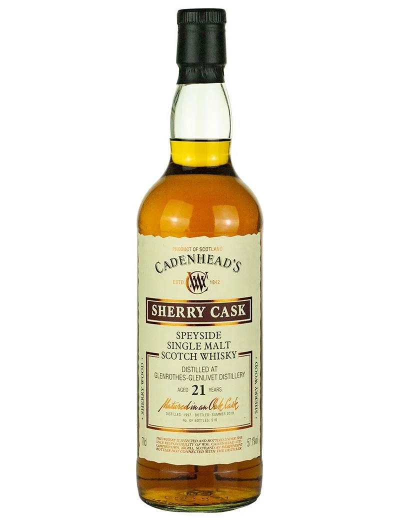 Glenrothes 21 Year Old 1997 Cadenhead's Sherry Cask
