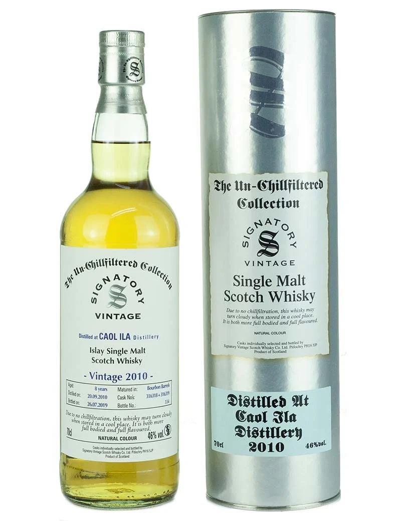 Caol Ila 8 Year Old 2010 Signatory Un-Chillfiltered