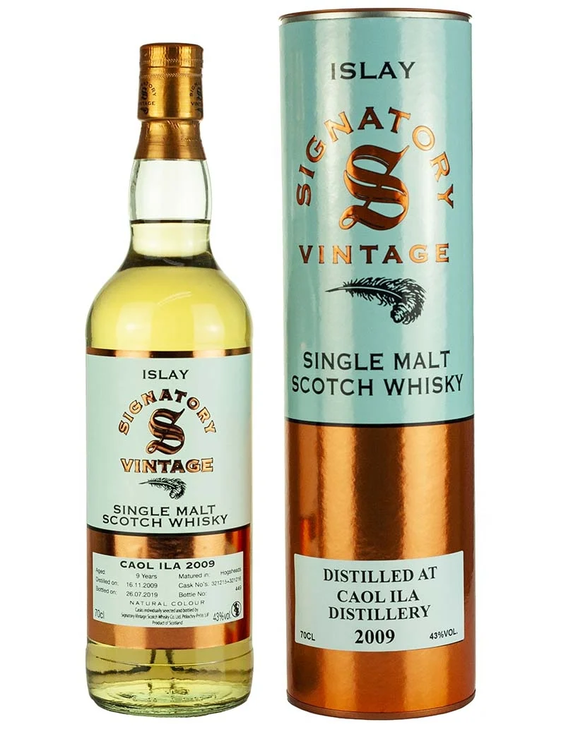 Caol Ila 9 Year Old 2009 Signatory Islay