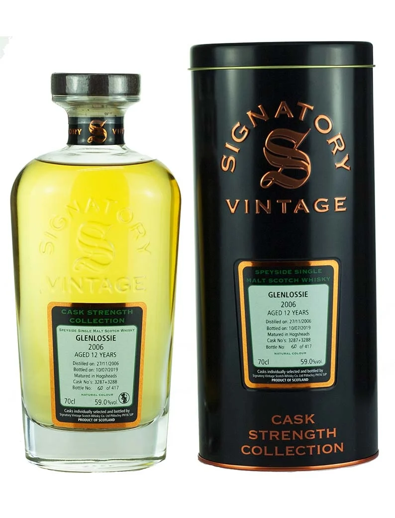 Glenlossie 12 Year Old 2006 Signatory Cask Strength