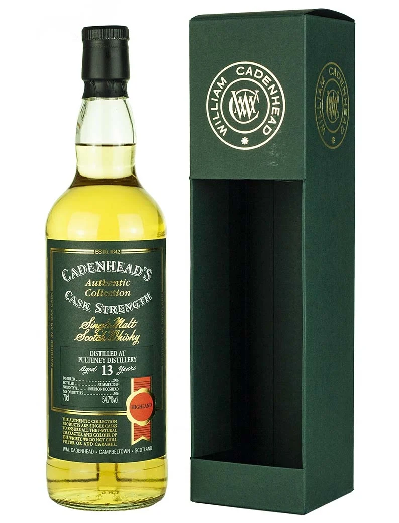 Old Pulteney 13 Year Old 2006 Cadenhead's Authentic Collection