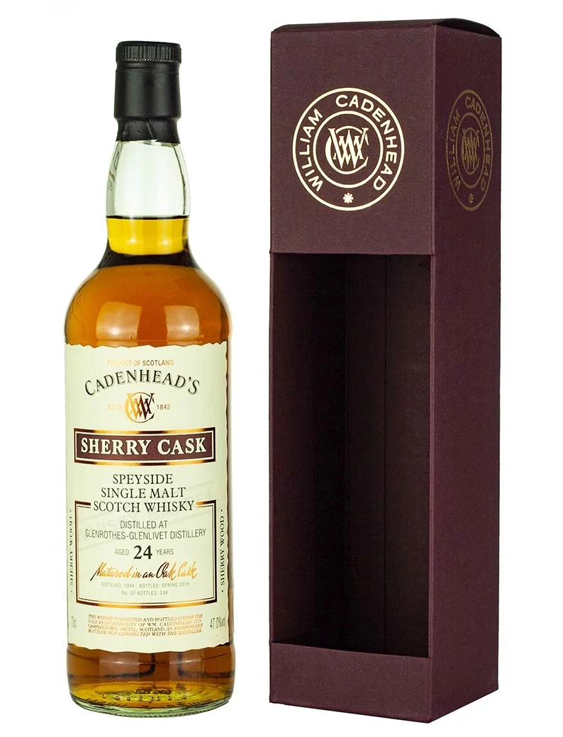 Glenrothes 24 Year Old 1994 Cadenhead's Sherry Cask