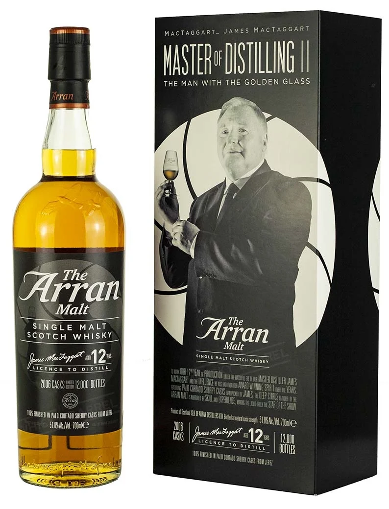 Arran 12 Year Old The Man with the Golden Glass