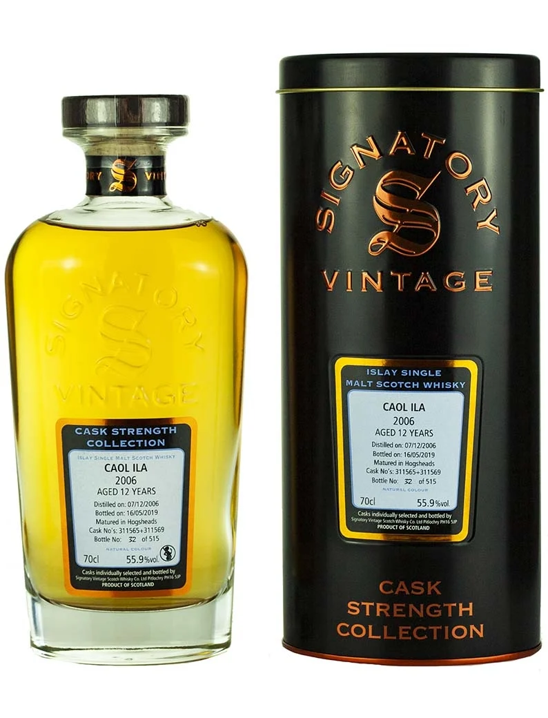 Caol Ila 12 Year Old 2006 Signatory Cask Strength