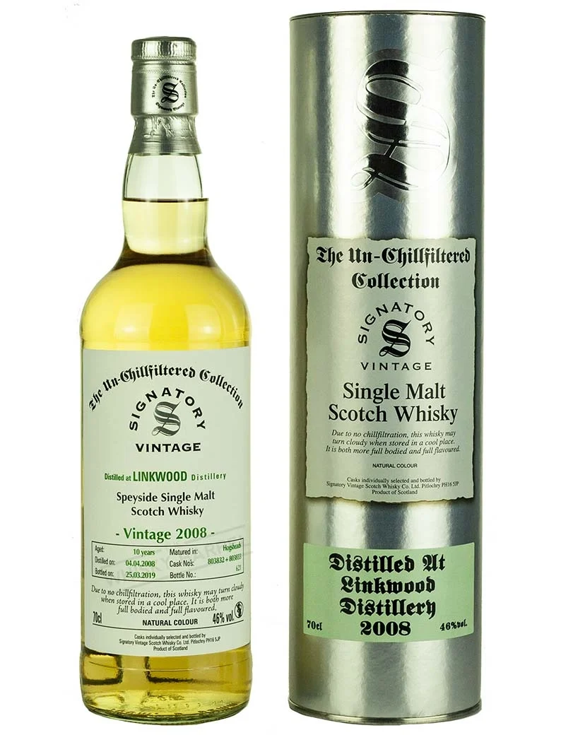 Linkwood 10 Year Old 2008 Signatory Un-Chillfiltered
