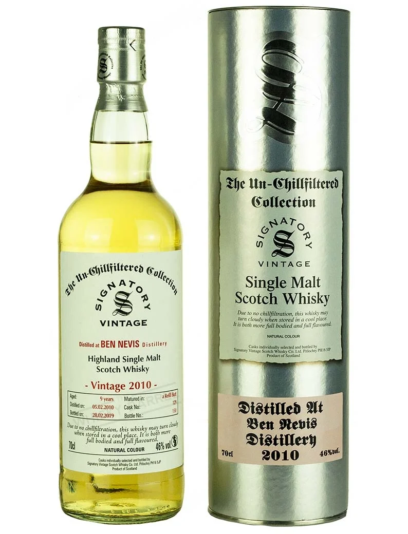 Ben Nevis 9 Year Old 2010 Signatory Un-Chillfiltered