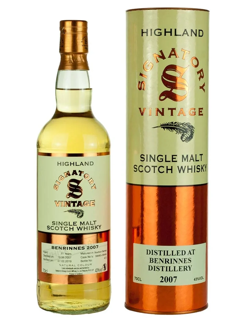 Benrinnes 11 Year Old 2007 Signatory Highland