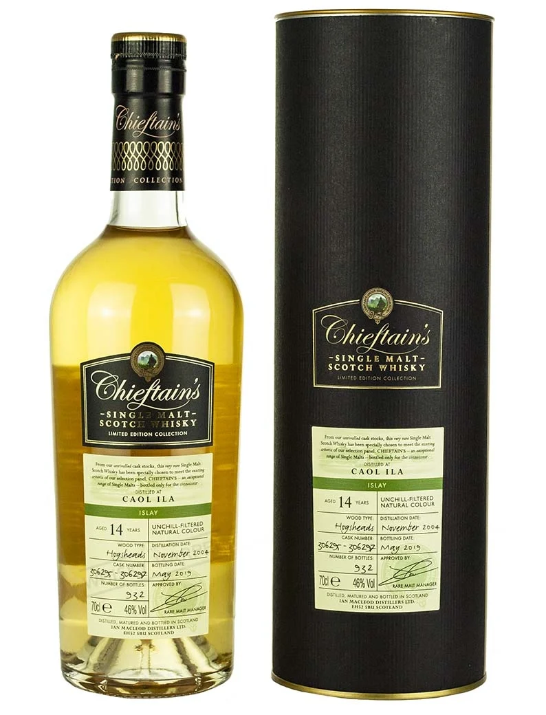 Caol Ila 14 Year Old 2004 Chieftain's