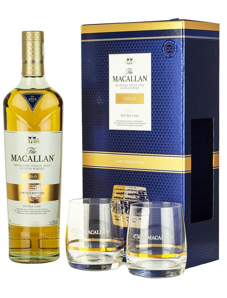 Macallan Gold Double Cask Glass Pack Limited Edition