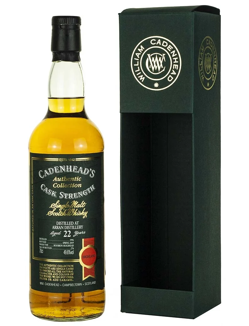Arran 22 Year Old 1996 Cadenhead's Authentic Collection