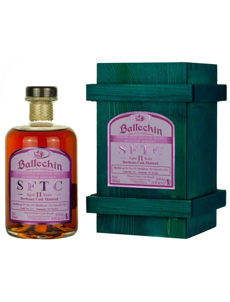 Edradour Ballechin 11 Year Old 2007 Bordeaux STFC