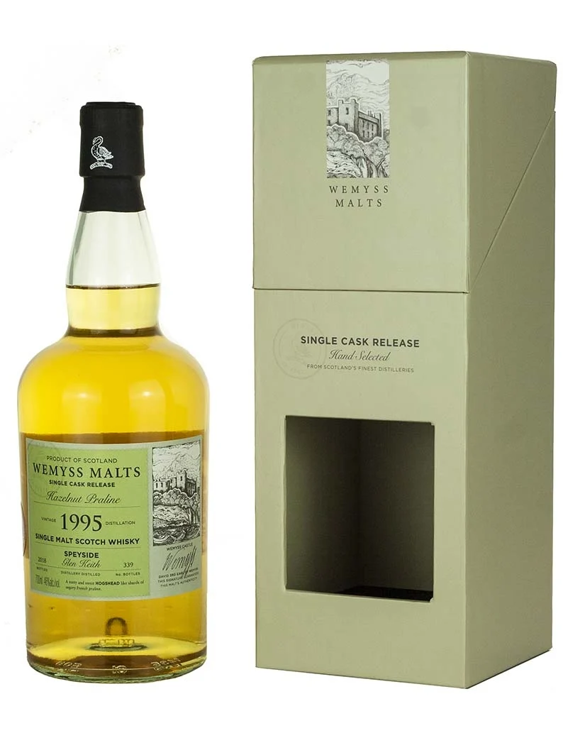 Glen Keith 23 Year Old 1995 Hazelnut Praline Wemyss