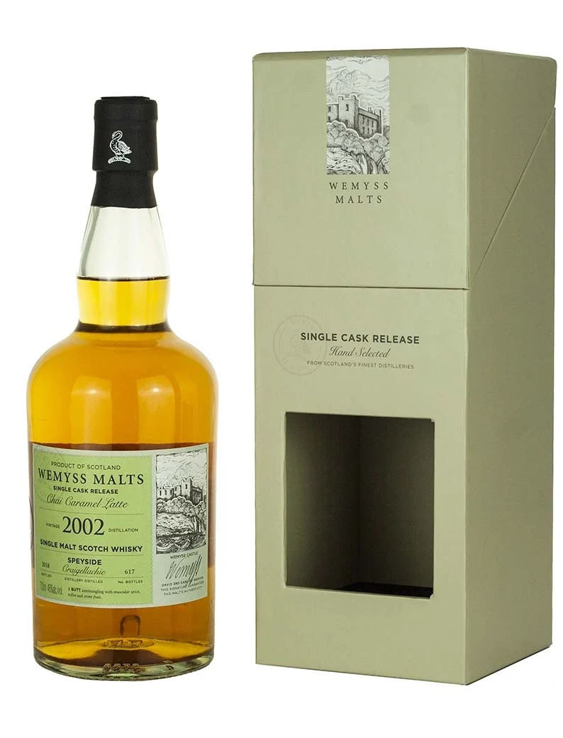Craigellachie 15 Year Old 2002 Chai Caramel Latte Wemyss