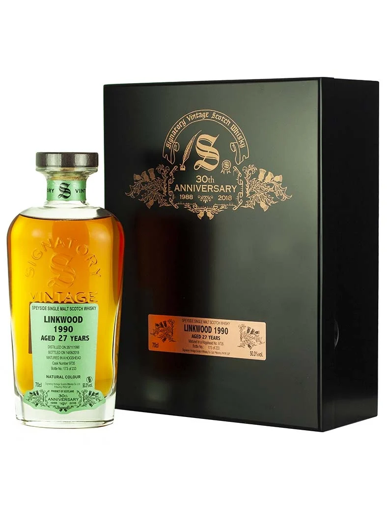Linkwood 27 Year Old 1990 Signatory 30th Anniversary