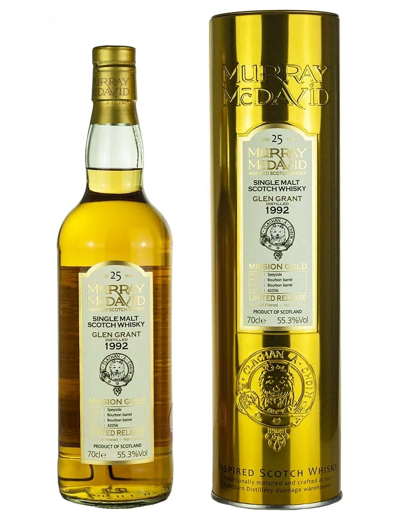 Glen Grant 25 Year Old 1992 Murray McDavid Mission Gold