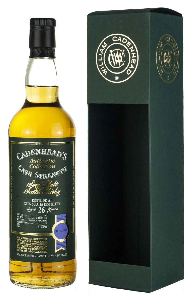 Glen Scotia 26 Year Old 1992 Cadenhead's Authentic