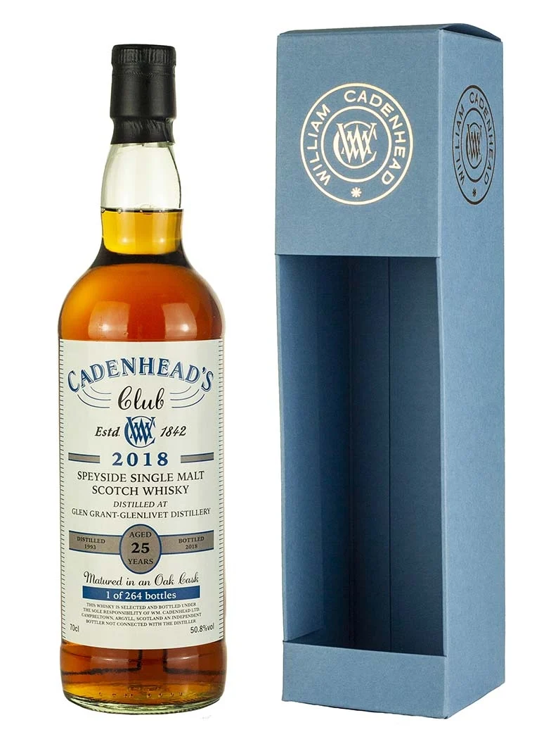 Glen Grant 25 Year Old 1993 Cadenhead's Club