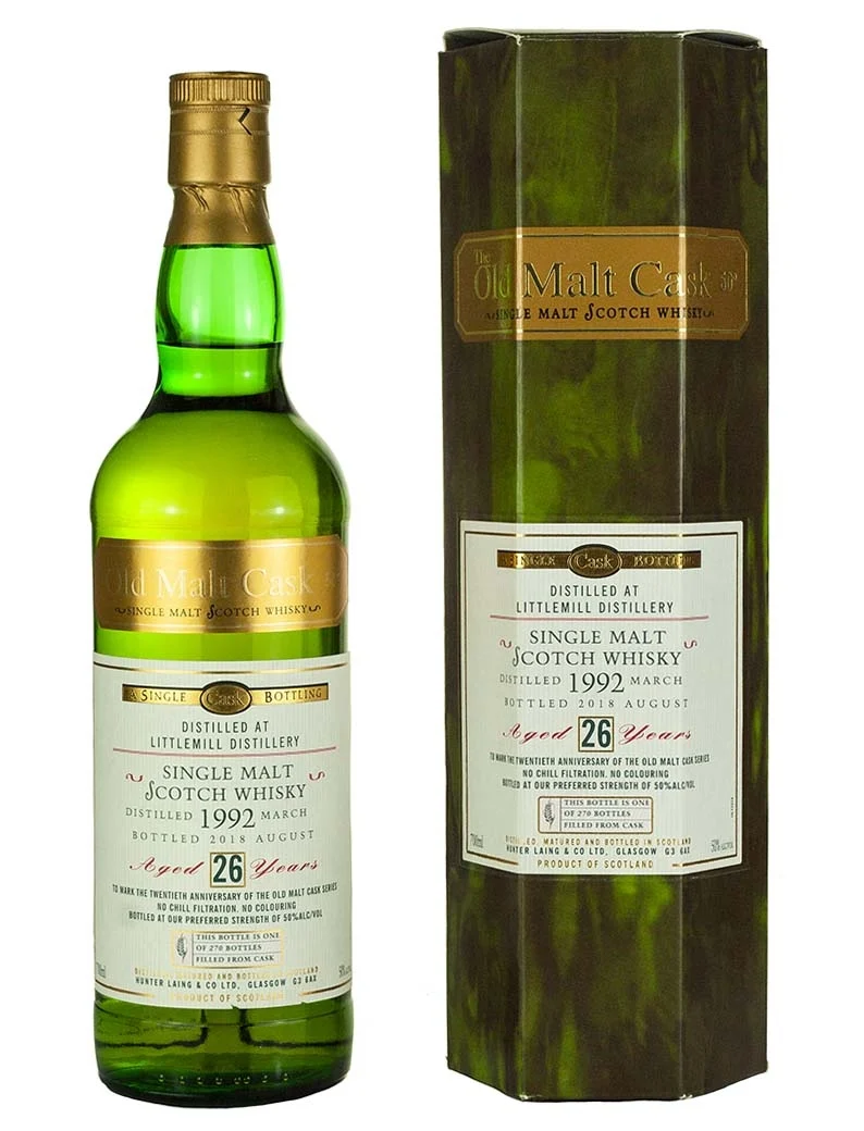 Littlemill 26 Year Old 1992 Old Malt Cask 20th Anniversary