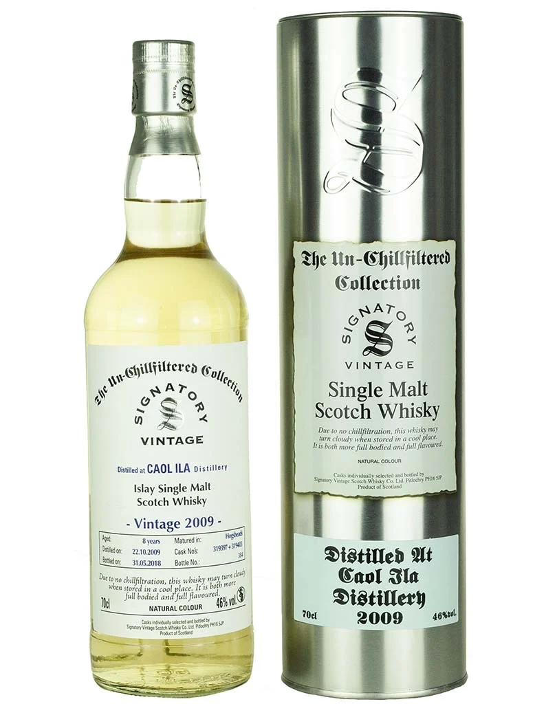 Caol Ila 8 Year Old 2009 Signatory Un-Chillfiltered